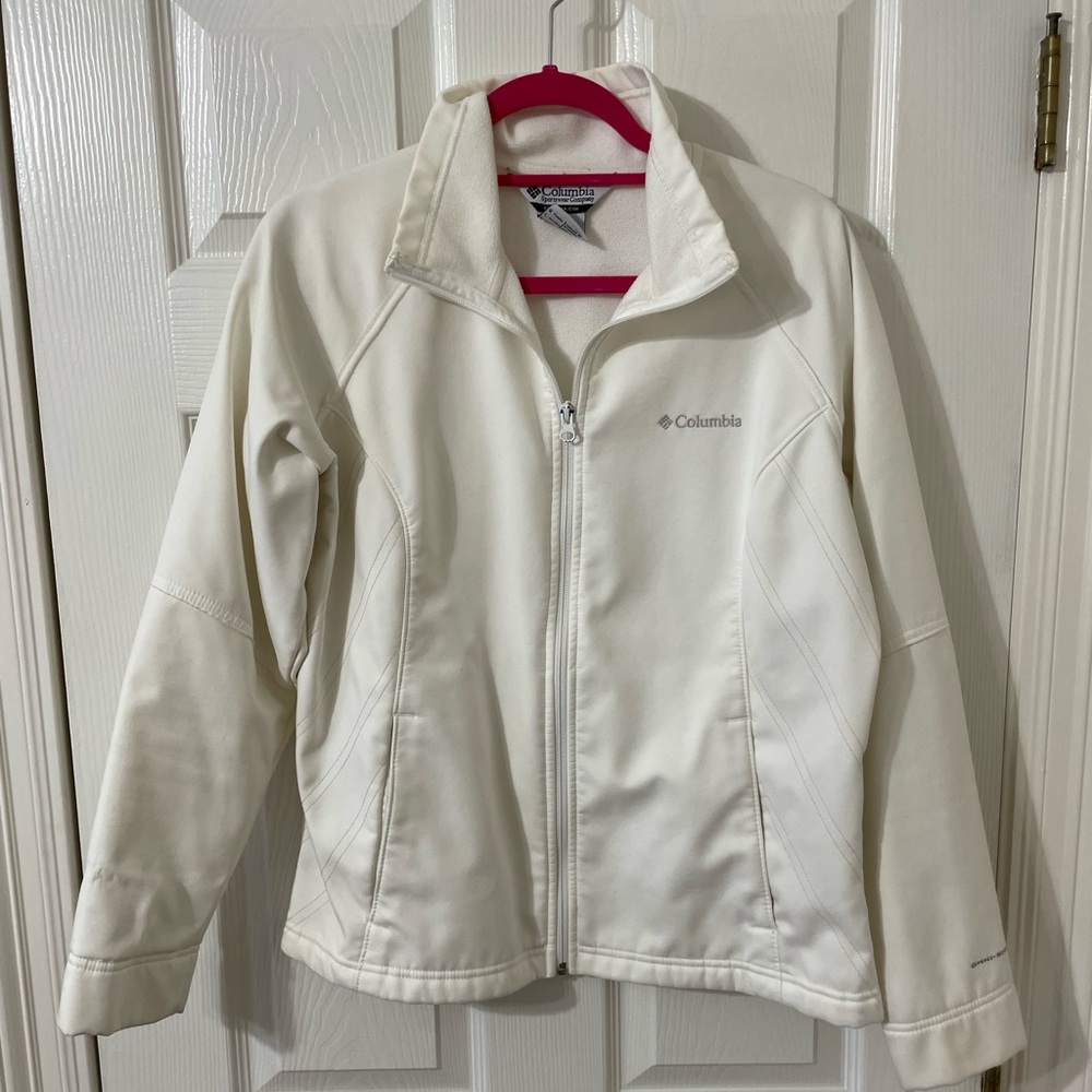White zip jacket